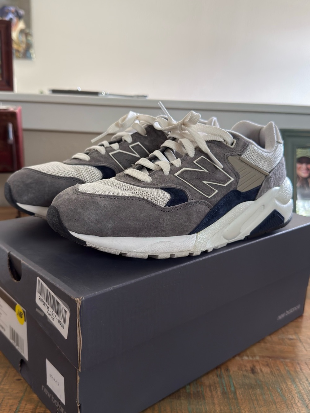 New Balance 580 Gray & Navy